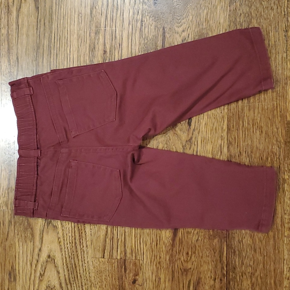 Kids Garanimals unisex burgundy jeans size 12M